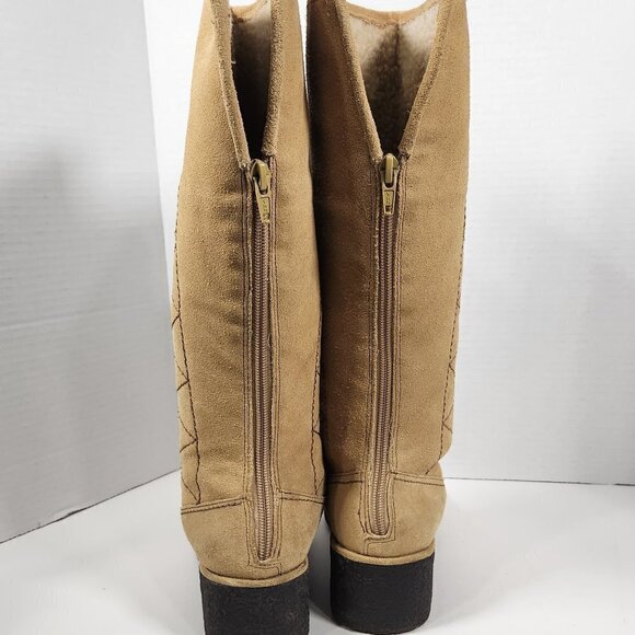 Nickels Boots Soft Fred Tuscan Tan Suede Heeled Boots, Size 7? - Picture 3 of 6